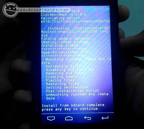 Cara Root  Andromax C2 6