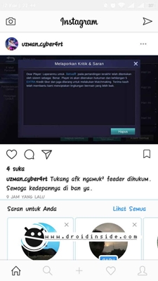 instagram app bug