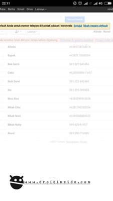 tips kembalikan kontak hilang di android 