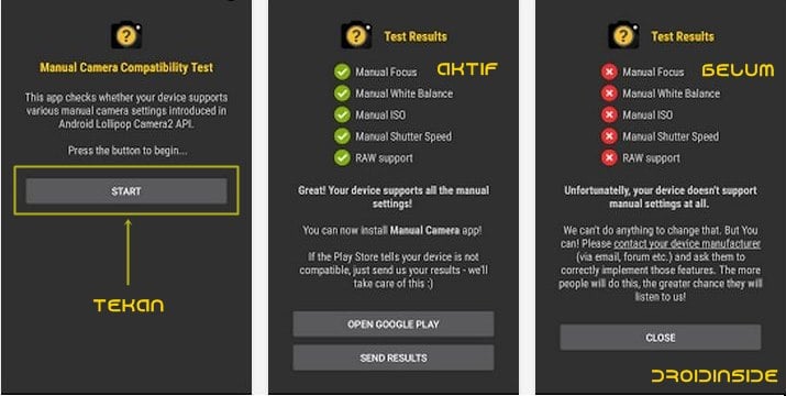 Cara Mengetahui Camera 2 API Sudah Aktif