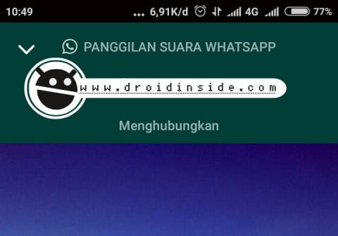 Telpon Whatsapp Menghubungkan Terus