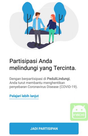 Aplikasi peduli lindungi