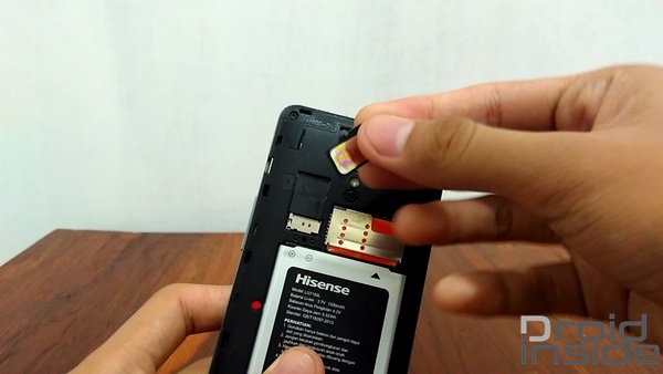 Memasukkan micro SD ke andromax ES