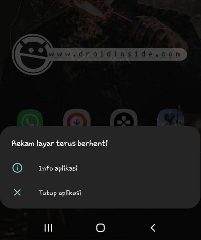 aplikasi rekam layar samsung