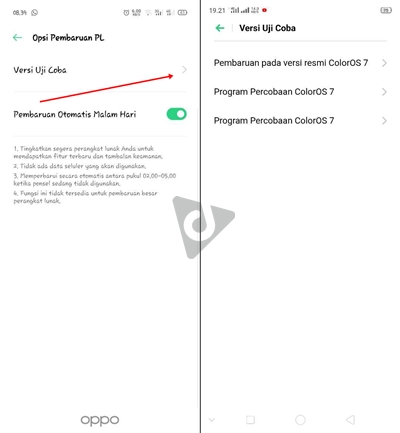 pembaruan beta oppo f9