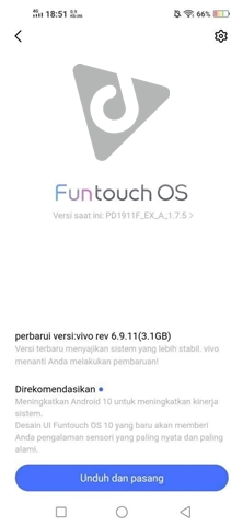 vivo android 10 update