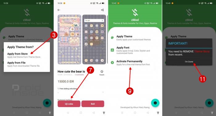 Tema Realme Permanen Menggunakan Aplikasi zMod