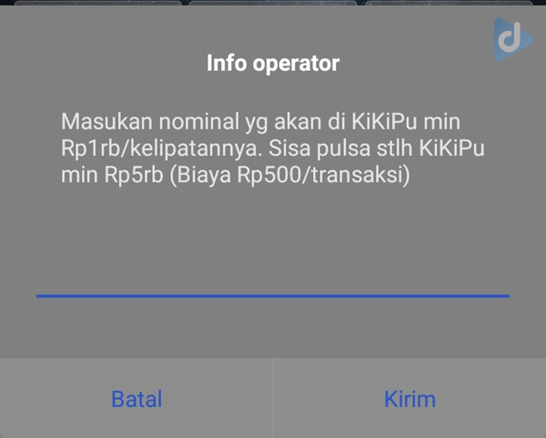 kirim pulsa kartu