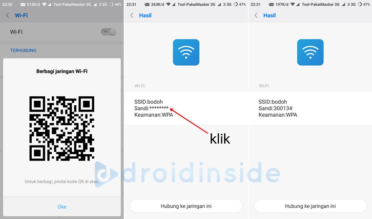 mengetahui password wifi dengan kode qr