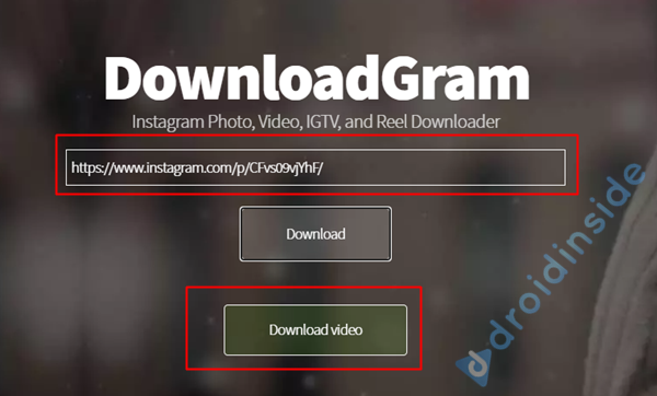 download video dan foto IG dengan downloadgram