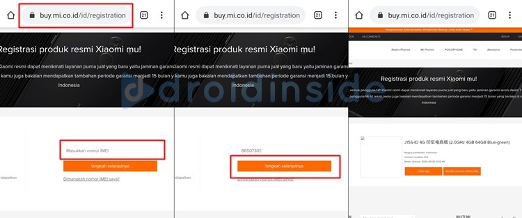 memperpanjang garansi xiaomi