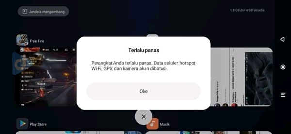 penyebab redmi note 9 pro terlalu panas