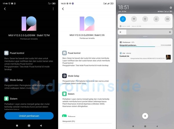 cara update redmi note 9 pro miui 12