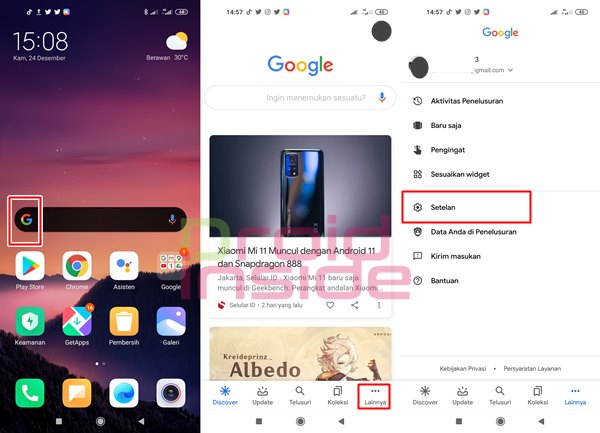 mengubah suara Google Assistant