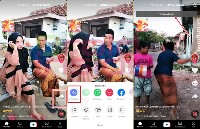 cara download video tiktok yang tidak bisa disimpan