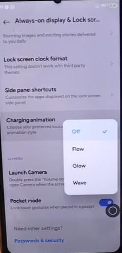 mengubah animasi pengisian daya xiaomi amoled