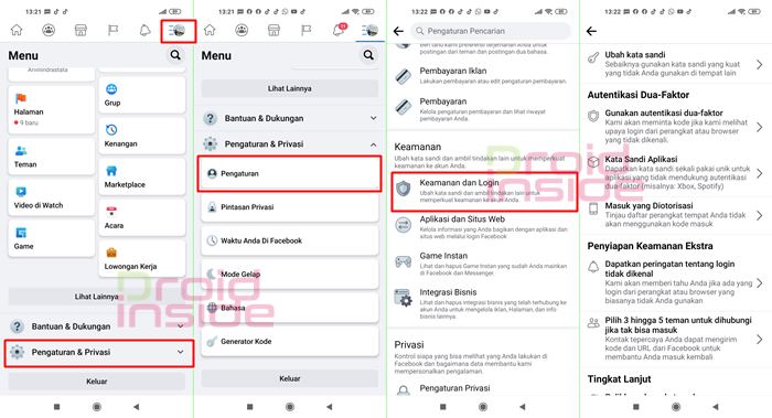 cara memperkuat keamanan facebook