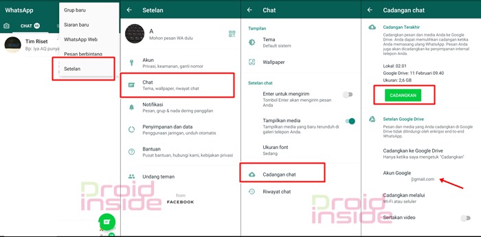 pindah whatsapp android ke iphone dengan akun google