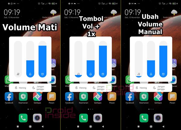 cara mengatasi volume hp naik turun sendiri xiaomi
