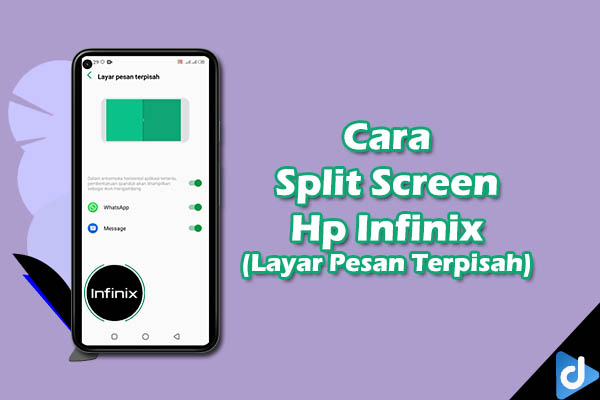 cara split screen hp infinix droidinside