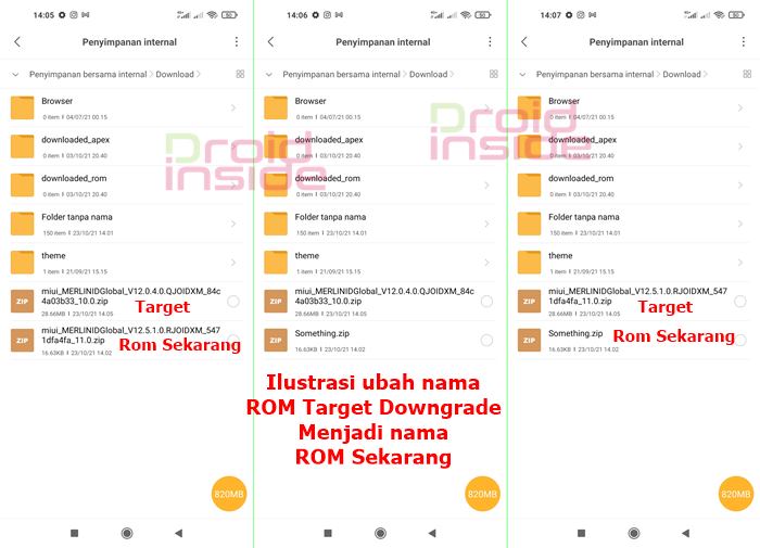 Downgrade MIUI 12.5 ke MIUI 12.0 tanpa PC