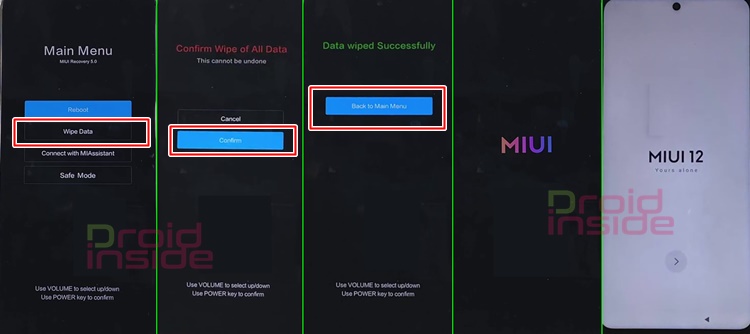 cara downgrade MIUI 12.5 ke MIUI 12.0 Poco X3 Pro