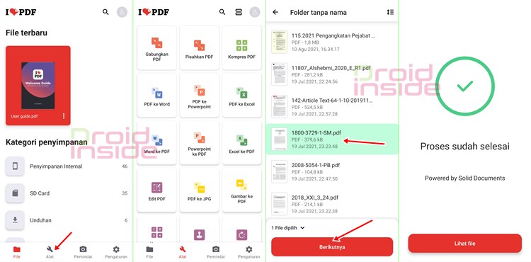 cara menggunakan i love pdf aplikasi