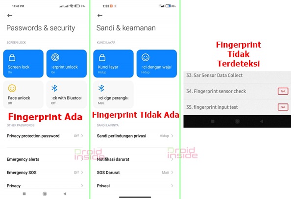 fingerprint di mi 11 lite tidak terdeteksi