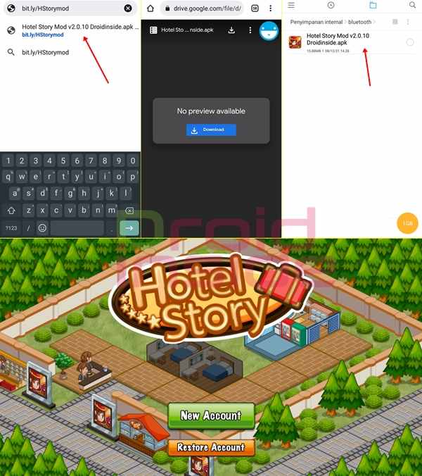 download hotel story mod apk 2021