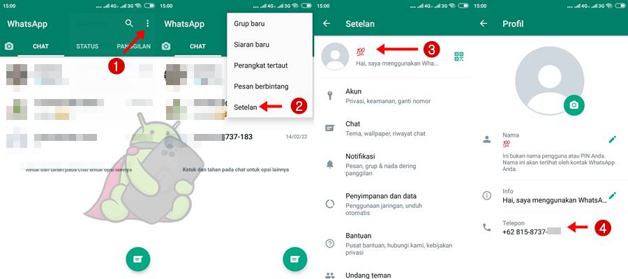 Cara cek nomor indosat lewat whatsapp