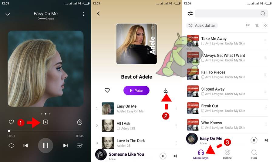 cara download lagu