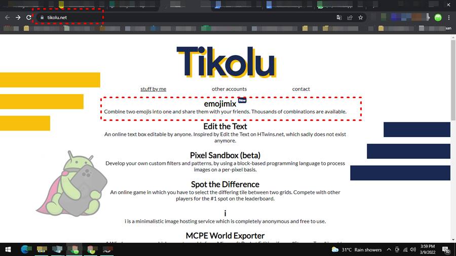 emojimix di komputer PC