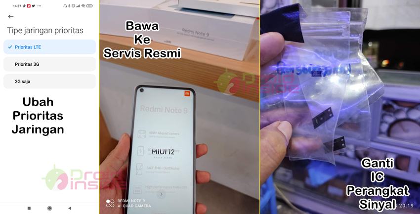 mengatasi sinyal redmi note 9 pro dan biasa lemah atau hilang