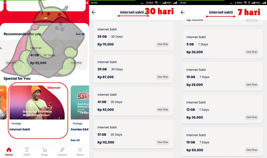 Paket Internet Sakti Telkomsel