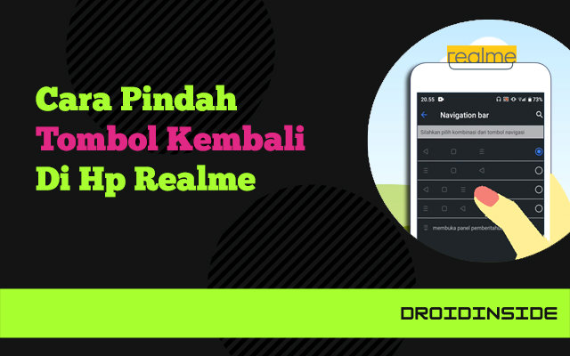 cara pindah tombol kembali realme droidinside