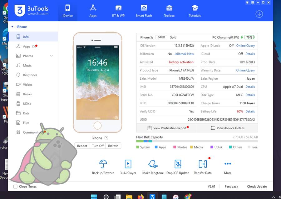 Cara cek 3uTools di Laptop Untuk iPhone Bekas