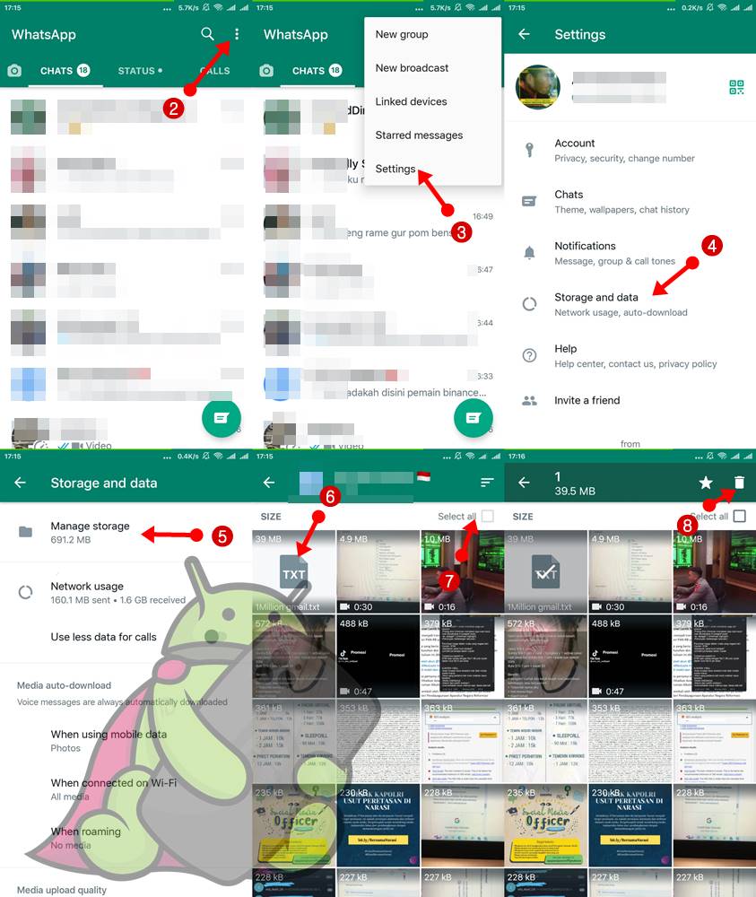 Cara Menghapus File di Grup WhatsApp