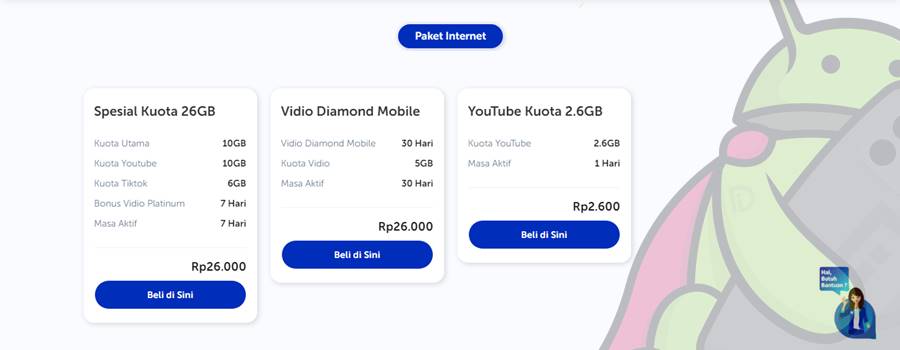 Promo Spesial Paket Internet 26th XL Axiata