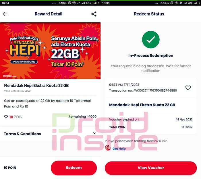 Mendadak Hepi Ekstra Kuota 20GB Hanya Rp10 dan 1 POIN Telkomsel