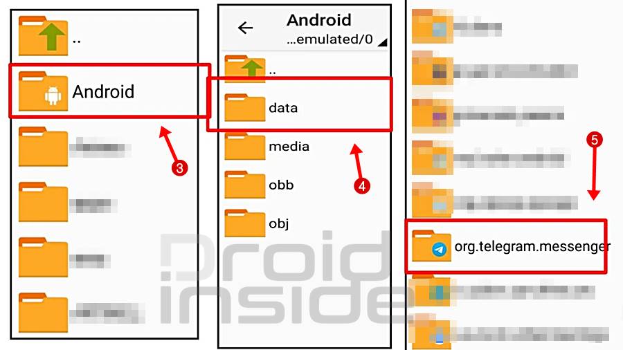 Lokasi File atau Letak File Telegram di Android 11