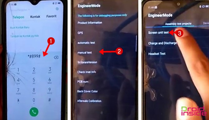 Cek Touchscreen dengan Kode Unik Realme