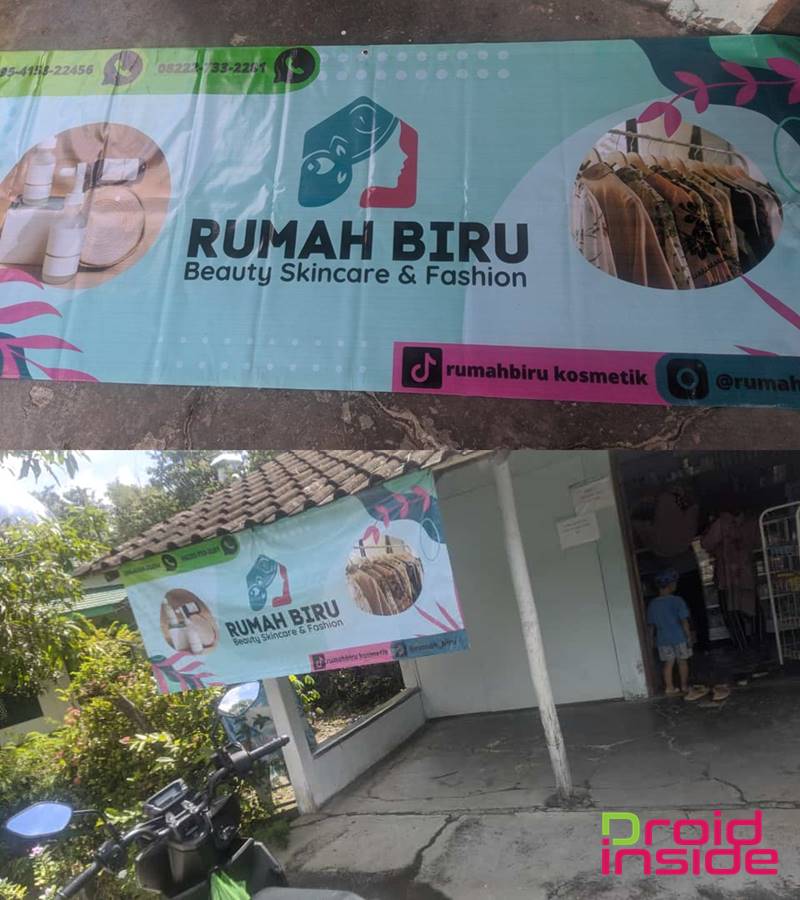 hasil cetak banner MMT dengan Canva