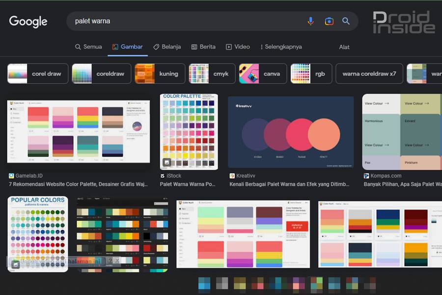 pallet warna
