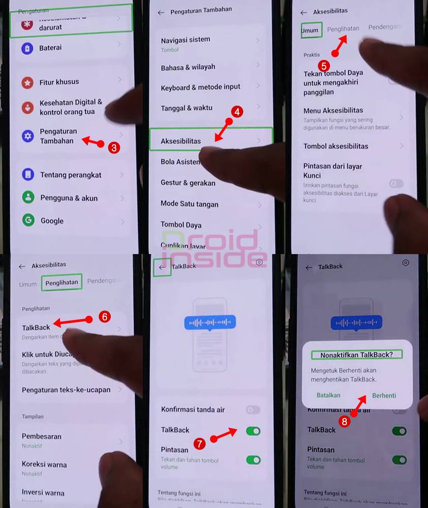 Cara Mematikan Mode Buta di OPPO Melalui Pengaturan