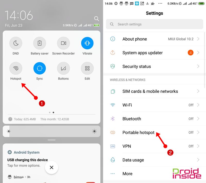 Cara Mengaktifkan Hotspot Xiaomi