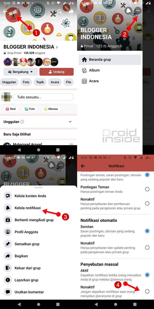 Cara Menghilangkan Tag Semua Orang di Grup Facebook