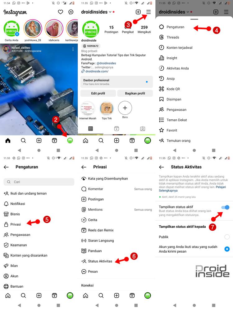 Cara Sembunyikan Status Online di Instagram untuk Android