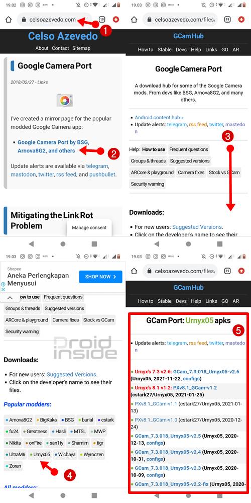 cara download gcam