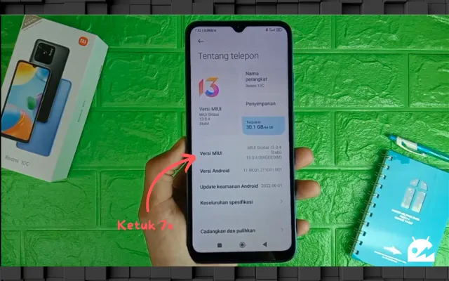 opsi pengembang redmi 10c