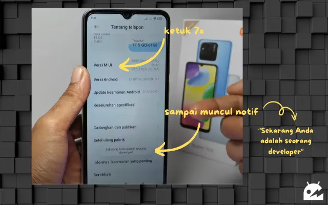 Cara Ubah DPI Xiaomi Redmi 10A 3